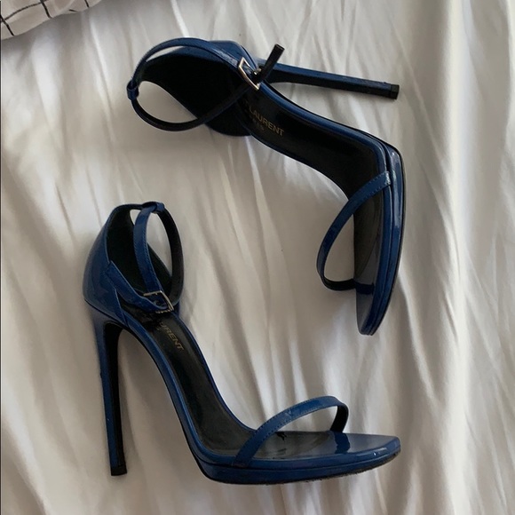 SAINT LAURENT strappy heels - Picture 3 of 9
